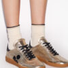 Kaycee lave sneakers i metallisk skinn