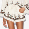 Kriss broderte shorts i gasbind Kriss broderte shorts i gasbind