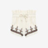 Kriss broderte shorts i gasbind Kriss broderte shorts i gasbind