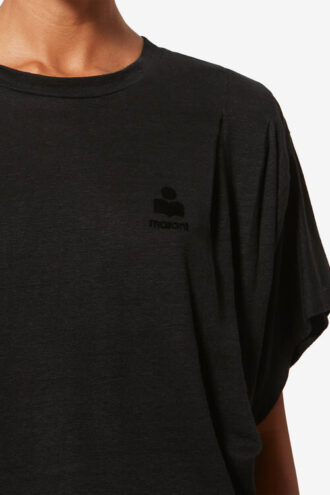Kyanzae lin-T-skjorte med logo