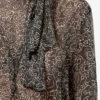 Leona-bluse i trykt musselin Leona-bluse i trykt musselin