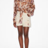 Lesia korte broderte denimshorts
