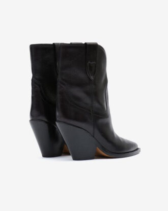 Leyane høyhælte cowboyboots i skinn Leyane høyhælte cowboyboots i skinn