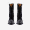 Leyane høyhælte cowboyboots i skinn