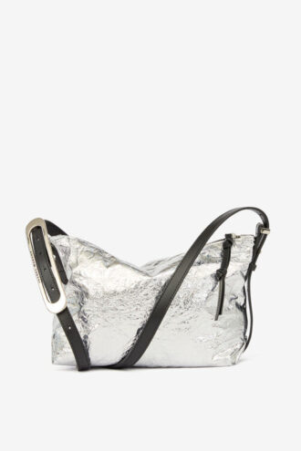 Leyden Mini Bag i metallisk lammeskinn