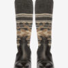 Lijita Lær- og jacquard-cowboystøvler