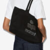 Liten Yenky Faded bomullsveske med logo Liten Yenky Faded bomullsveske med logo