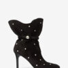 Lolya ruskindstøvler med rhinestones