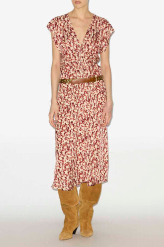 Lyndsay mønstret jacquard midi-kjole Lyndsay mønstret jacquard midi-kjole