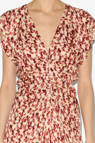 Lyndsay mønstret jacquard midi-kjole Lyndsay mønstret jacquard midi-kjole