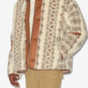 Madeo Vendbar jakke i shearling-stil med trykk Madeo Vendbar jakke i shearling-stil med trykk