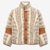 Madeo Vendbar jakke i shearling-stil med trykk Madeo Vendbar jakke i shearling-stil med trykk