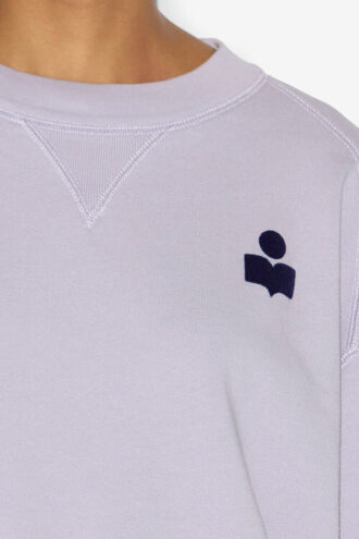Margo kort bomullssweatshirt med logo Margo kort bomullssweatshirt med logo