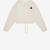 Margo kort sweatshirt med logo-trykk Margo kort sweatshirt med logo-trykk