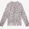 Maria-bluse i bomullsvoile med print Maria-bluse i bomullsvoile med print