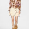 Maria-bluse i bomullsvoile med trykk Maria-bluse i bomullsvoile med trykk