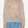 Maria-bluse i bomullsvoile med trykk Maria-bluse i bomullsvoile med trykk