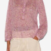 Maria-bluse i bomullsvoile med trykk Maria-bluse i bomullsvoile med trykk