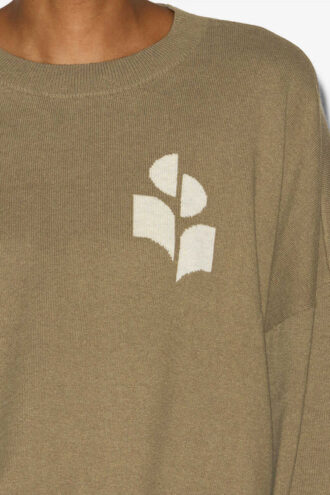 Marisans bomulls- og ullgenser med logo Marisans bomulls- og ullgenser med logo