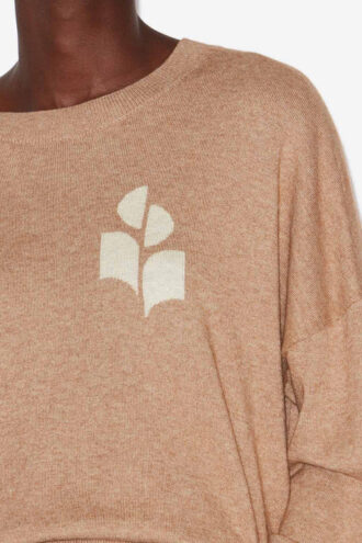 Marisans bomulls- og ullgenser med logo Marisans bomulls- og ullgenser med logo