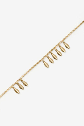 Metallisk, skinnende bladchoker