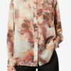 Mexika-bluse i bomullsvoile med trykk Mexika-bluse i bomullsvoile med trykk
