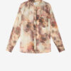 Mexika-bluse i bomullsvoile med trykk Mexika-bluse i bomullsvoile med trykk