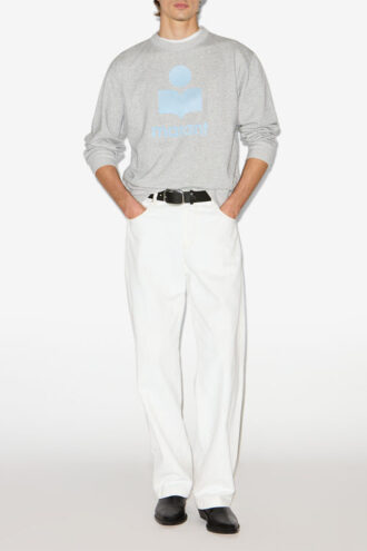 Mikoy bomullssweatshirt med logo