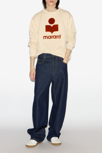Mikoy bomullssweatshirt med logo