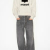 Mikoy bomullssweatshirt med logo Mikoy bomullssweatshirt med logo