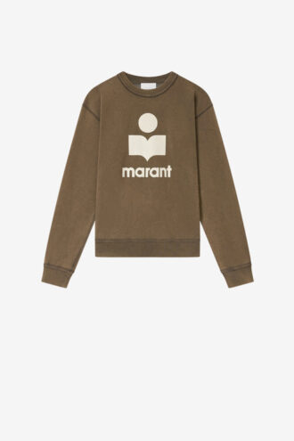 Mikoy bomullssweatshirt med logo