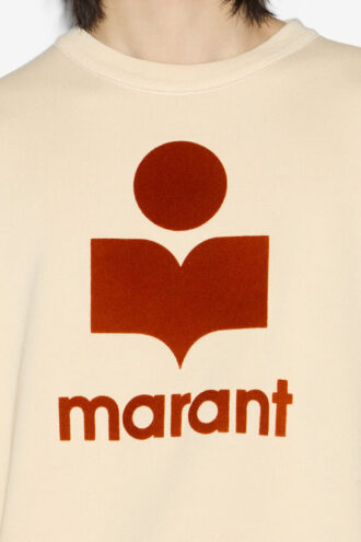 Mikoy bomullssweatshirt med logo