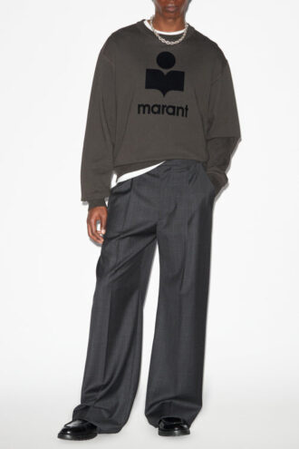 Mikoy Fleece-genser med oversized logo