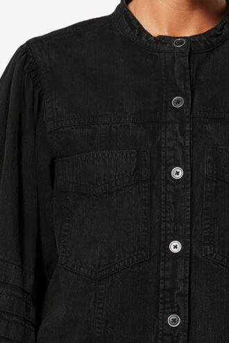 Mileda Faded Chambray-skjorte Mileda Faded Chambray-skjorte