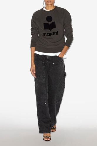 Millyny bomullssweatshirt med logo