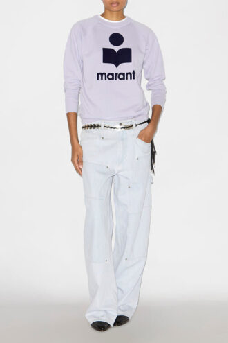 Millyny bomullssweatshirt med logo