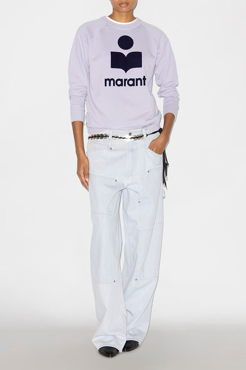 Millyny bomullssweatshirt med logo Millyny bomullssweatshirt med logo