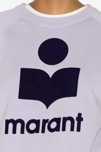 Millyny bomullssweatshirt med logo