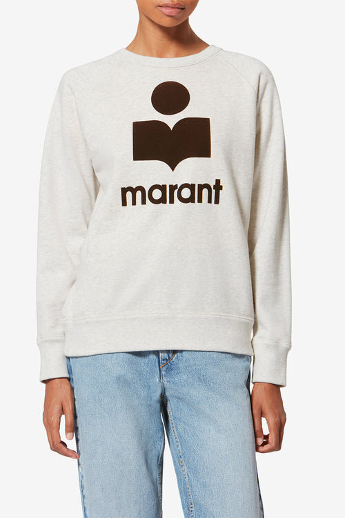 Millyny bomullssweatshirt med logo Millyny bomullssweatshirt med logo