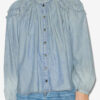 Milya rynket chambray-bluse Milya rynket chambray-bluse