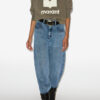 Moby bomullssweatshirt med logo Moby bomullssweatshirt med logo