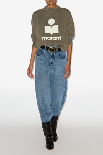 Moby bomullssweatshirt med logo