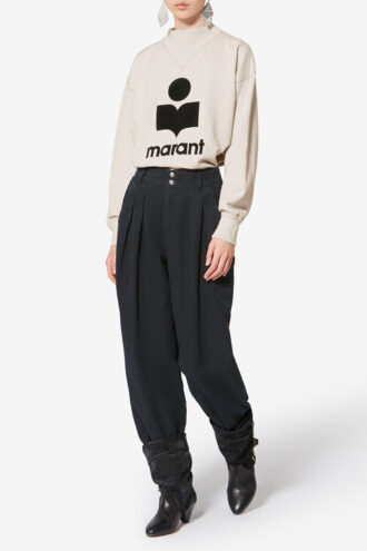 Moby bomullssweatshirt med logo