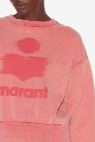 Mobyli bomullssweatshirt med logo Mobyli bomullssweatshirt med logo