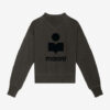 Mody bomullssweatshirt med logo Mody bomullssweatshirt med logo