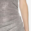 Nadilia kort metallisk jerseykjole