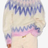 Natania Mohair Fair Isle-mønstret genser