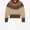 Natania Mohair Fair Isle-mønstret genser