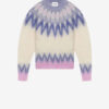 Natania Mohair Fair Isle-mønstret genser