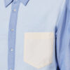 Nathael Patchwork bomulls-Oxford-skjorte Nathael Patchwork bomulls-Oxford-skjorte